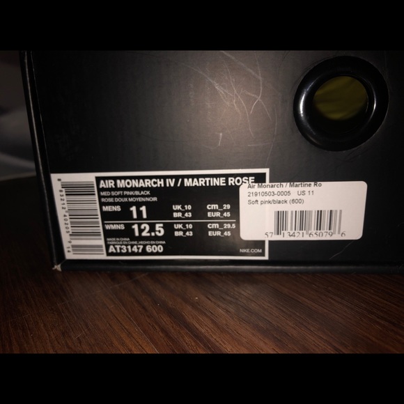 ***SOLD*** Martin Rose x Air Monarch IV ‘Pink’ - Picture 5 of 5